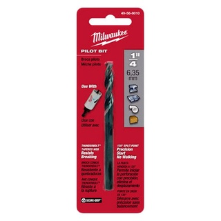 Milwaukee ดอกเจาะนำ ขนาด 1/4" มิลวอคกี้ Thunderbolt HSS 49-56-80xx