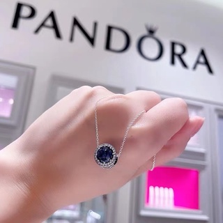 สินค้า ของแท้พร้อมส่งจากไทย Pandora ของแท้ Pandora necklace Ocean star cat eye แพนโดร่า ของแท้ 100%