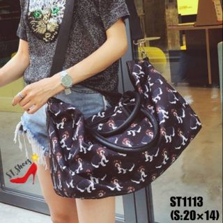 ราคา 690 บาท
แบบใหม่..สินค้าพร้อมส่ง   ST1113


กระเป๋าใบใหญ่สกรีนน้องหมา ทรงShopping 
กึ่งเดินทาง