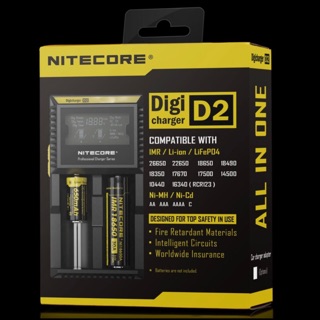 ภาพหน้าปกสินค้าเครื่องชาร์จ Nitecore D2 ที่เกี่ยวข้อง