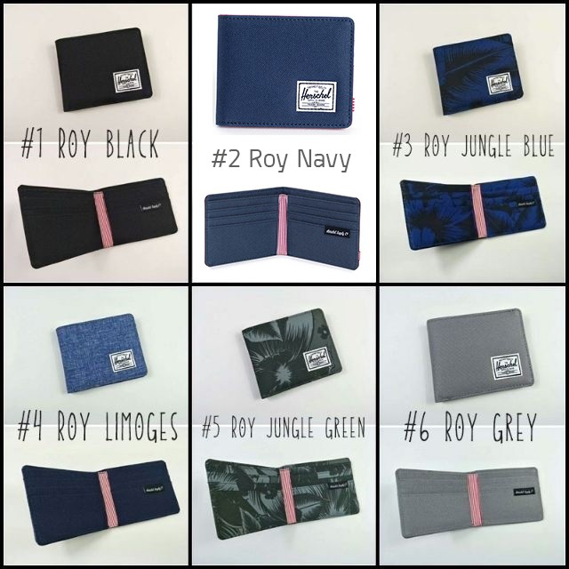 ของแท้-พร้อมส่ง-กระเป๋าสตางค์-herschel-roy-wallet-20-สี-มีครบทุกรุ่น-พร้อมรูปถ่ายจากสินค้าจริง-ด้านใน