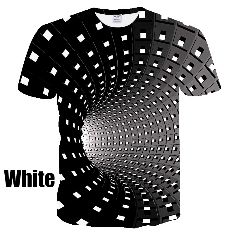 เสื้อยืดแขนสั้น-พิมพ์ลาย-vertigo-hypnotic-3-มิติ-เหมาะกับฤดูร้อน-สําหรับผู้ชาย-และผู้หญิง-มีสีดํา-สีขาว