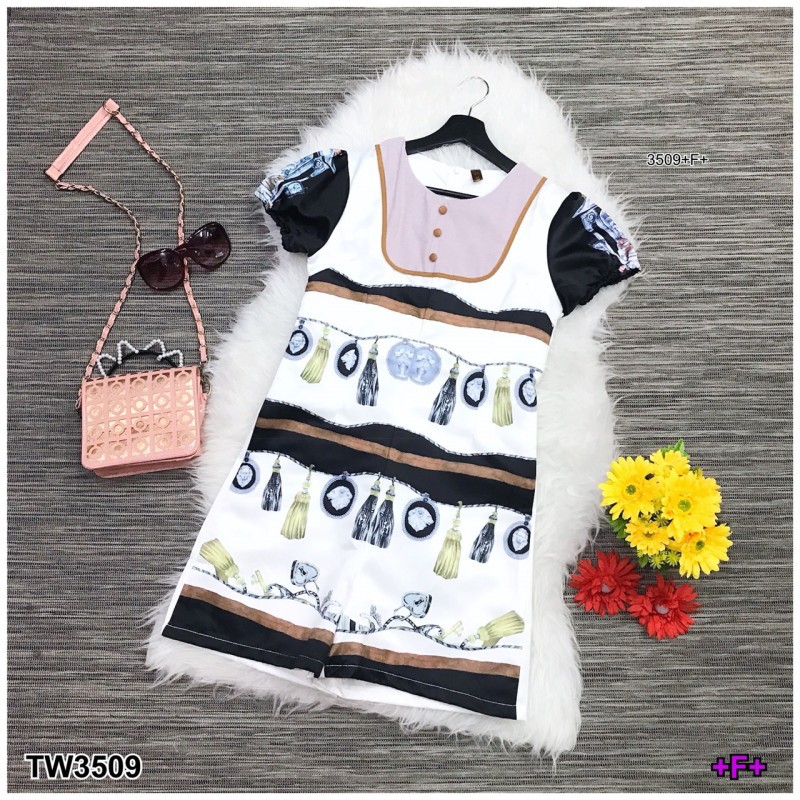 สอบถามก่อนสั่งซื้อ-จั้มสูทขาสั้น-งานป้าย-borichta-เนื้อผ้าซาติน-tw3509