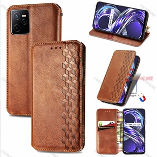 Case For Realme Narzo 50A Prime 50 C35 C31 9 Pro + Realmi 9 4G 5G Flip Leather Phone Casing Case Full Protection Back Cover