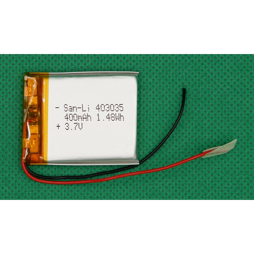 แบตลิเทียมlithium-battery-3-7v400mah1-48wh-รหัส403035-ราคาถูก