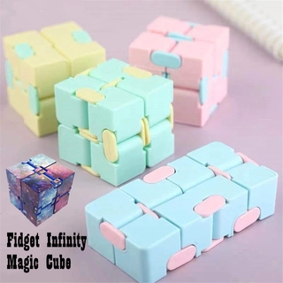 ✨COD✨รูบิค Fidget Infinity Magic Cube Puzzle ของเล่น ของเล่นเด็ก สําหรับเล่นคลายเครียด