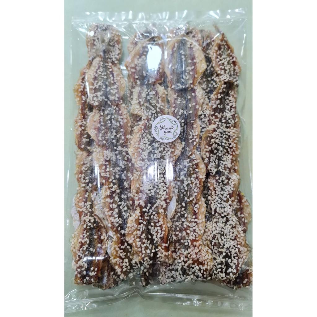 ปลาหวานข้างเหลืองโรยงา-น้ำหนัก500กรัม-ของฝาก-อาหารทะเลแห้ง