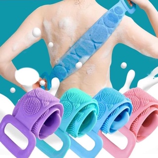 Superhomeshop แผ่นขัดผิว อาบน้ำ แผ่นซิลิโคนขัดผิวอาบน้ำ รุ่น Bath-towel-protect-21May-J1