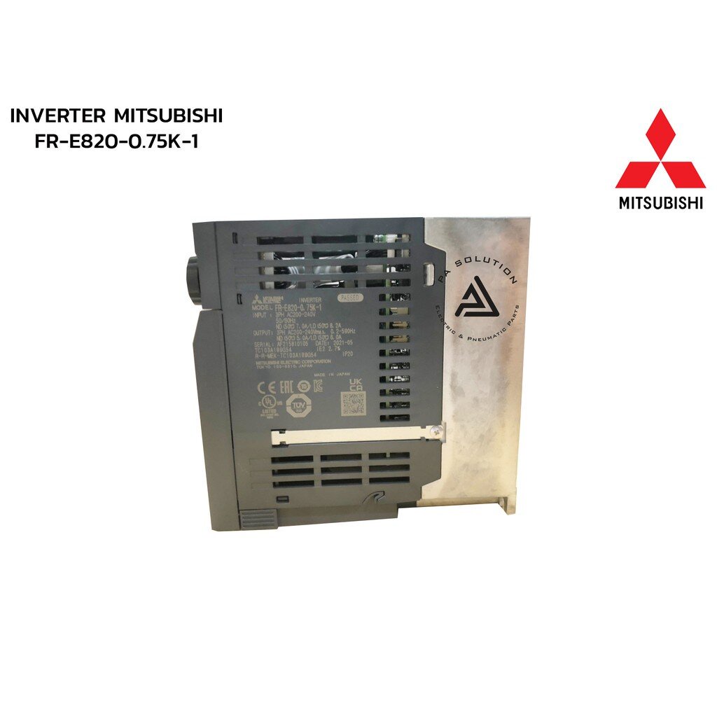 INVERTER MITSUBISHI FR-E820-0.75K-1 อุปกรณ์ไฟฟ้าบ้านและโรงงาน