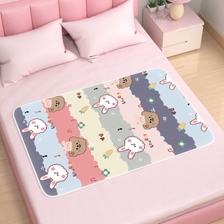ที่นอนบาง ผ้ารองกันเปื้อนที่นอน ขนาด 3.5 ฟุต 5 ฟุตและ 6 ฟุต Four Seasons Universal Machine Washable Non-slip Mattress