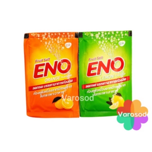 ราคาและรีวิวENO บรรเทาอาการ ท้องอืด ท้องเฟ้อ แบบซอง 4.3 กรัม รสส้ม & รสมะนาว