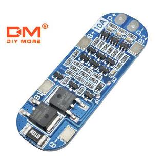 DIYMORE 3S 10A bms li - ion แบตเตอรี่ลิเธียม 18650 แผ่นบอร์ดโมดูล bms 12 . 6 v อุปกรณ์ชาร์จ