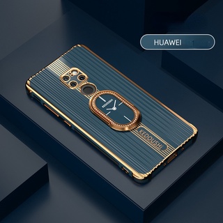 เคสโทรศัพท์มือถือ TPU แบบนิ่ม ป้องกันกระแทก พร้อมแหวนขาตั้ง สําหรับ Huawei Mate 20 Mate20 pro