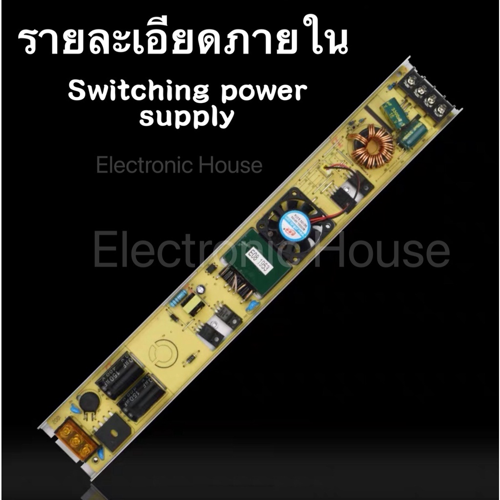 สวิทชิ่งเพาวเวอร์ซัพพลายแบบบาง12v-5a-60w-10a-120w-33a-400w-switchingpowersupplyหม้อแปลง-บาง-ใช้งานได้กับไฟled-ไฟโมดูล