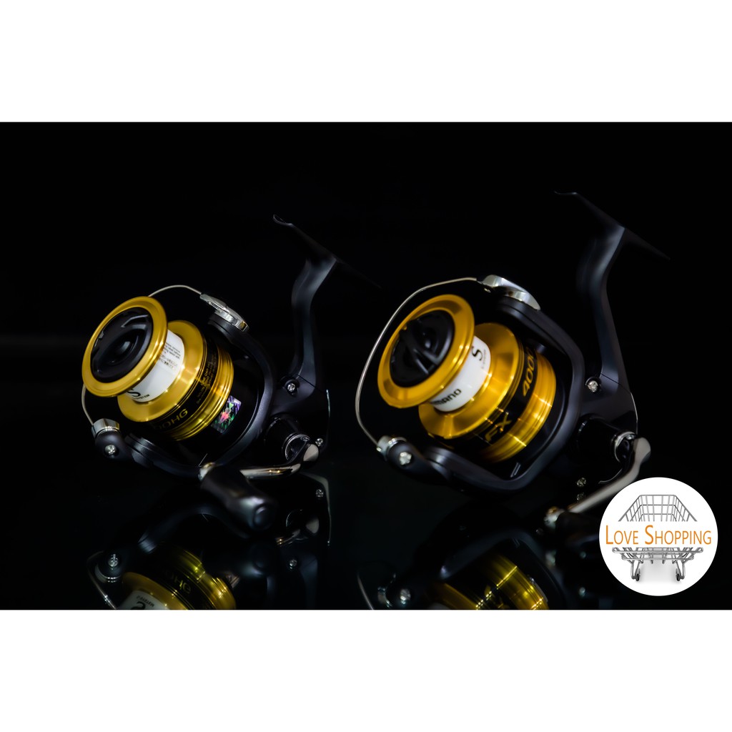 รอกตกปลา-shimano-fx-เบอร์-2500hg-4000-รอกสปิน-รอกสปินshimano-fx-รอกสปิน-รอกสปิน-ชิมาโน่-พร้อมใบประกัน-บ-มอคโกลี่