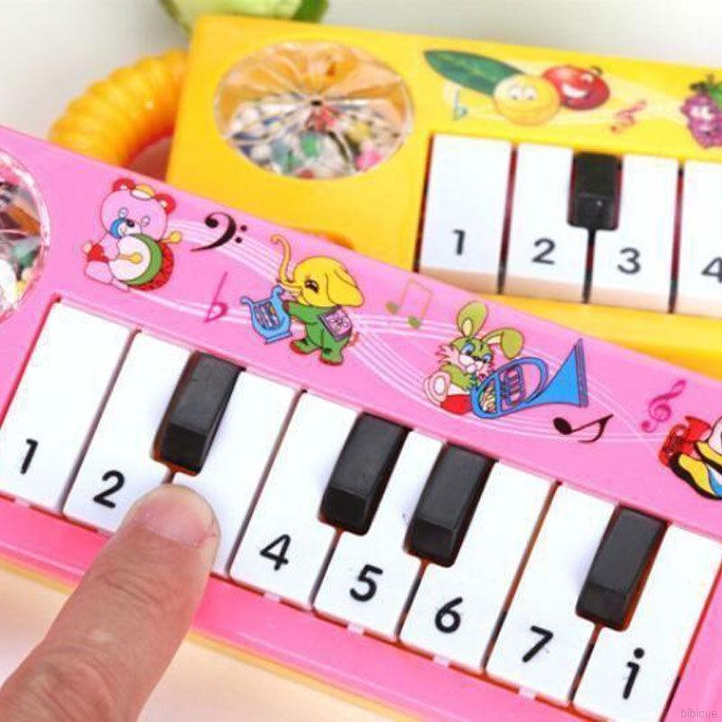 พร้อมส่ง-ของเล่นเปียโนดนตรี-สุ่มสี-เสริมพัฒนาการเด็กวัยหัดเดิน-0-7-ปี