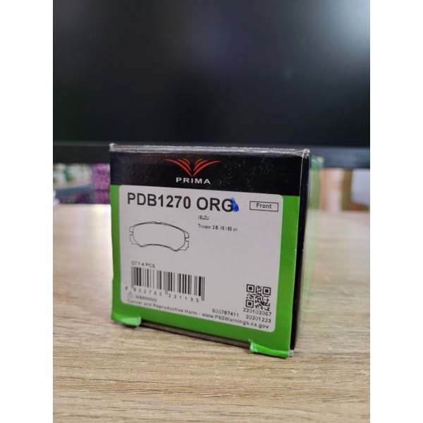 ผ้าดิสเบรคหน้า-อีซูซุ-ทรูปเปอร์-prima-bendix-เบอร์-pdb1270-ดูรุ่นรถตรงรายละเอียดสินค้า