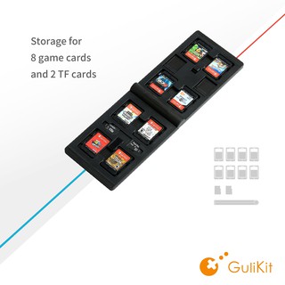 ภาพขนาดย่อของภาพหน้าปกสินค้าGuliKit Switch Stand NS21 Switch Stand and Storage 8 Game Cards, 2 MicroSD จากร้าน tinzshop บน Shopee ภาพที่ 5