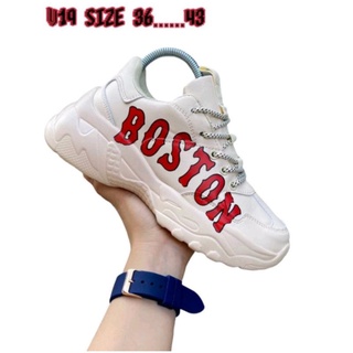 สินค้า [B1228] รองเท้าผ้าใบ พื้นสีครีม มีไซส์ใหญ่ Size 36-45