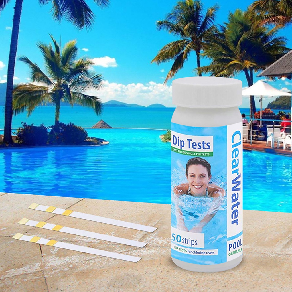 กระดาษPool pH test paper Multipurpose Chlorine PH Test Strips SPA