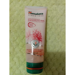 สินค้า $$Himalaya herbals clear complexion brightening Face wash 100ml.