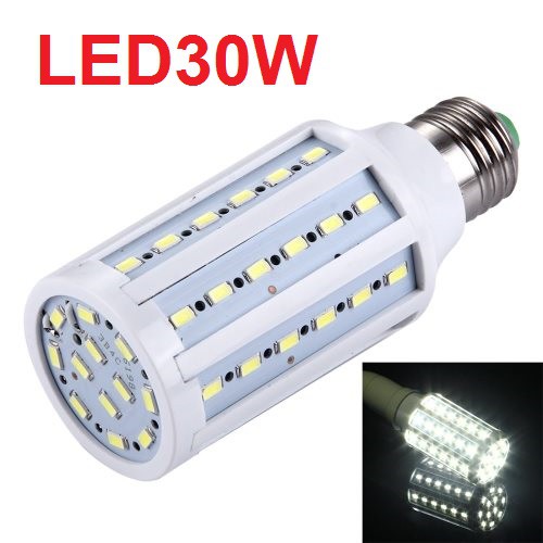 ราคาและรีวิว30W LED 5500K E27 Photo Studio Bulb Lighting Day Light Camera Photography Lamp