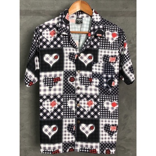 ภาพขนาดย่อของภาพหน้าปกสินค้าเสื้อฮาวายลายหัวใจ ผ้าไหมอิตาลี จากร้าน cocoshell_official บน Shopee