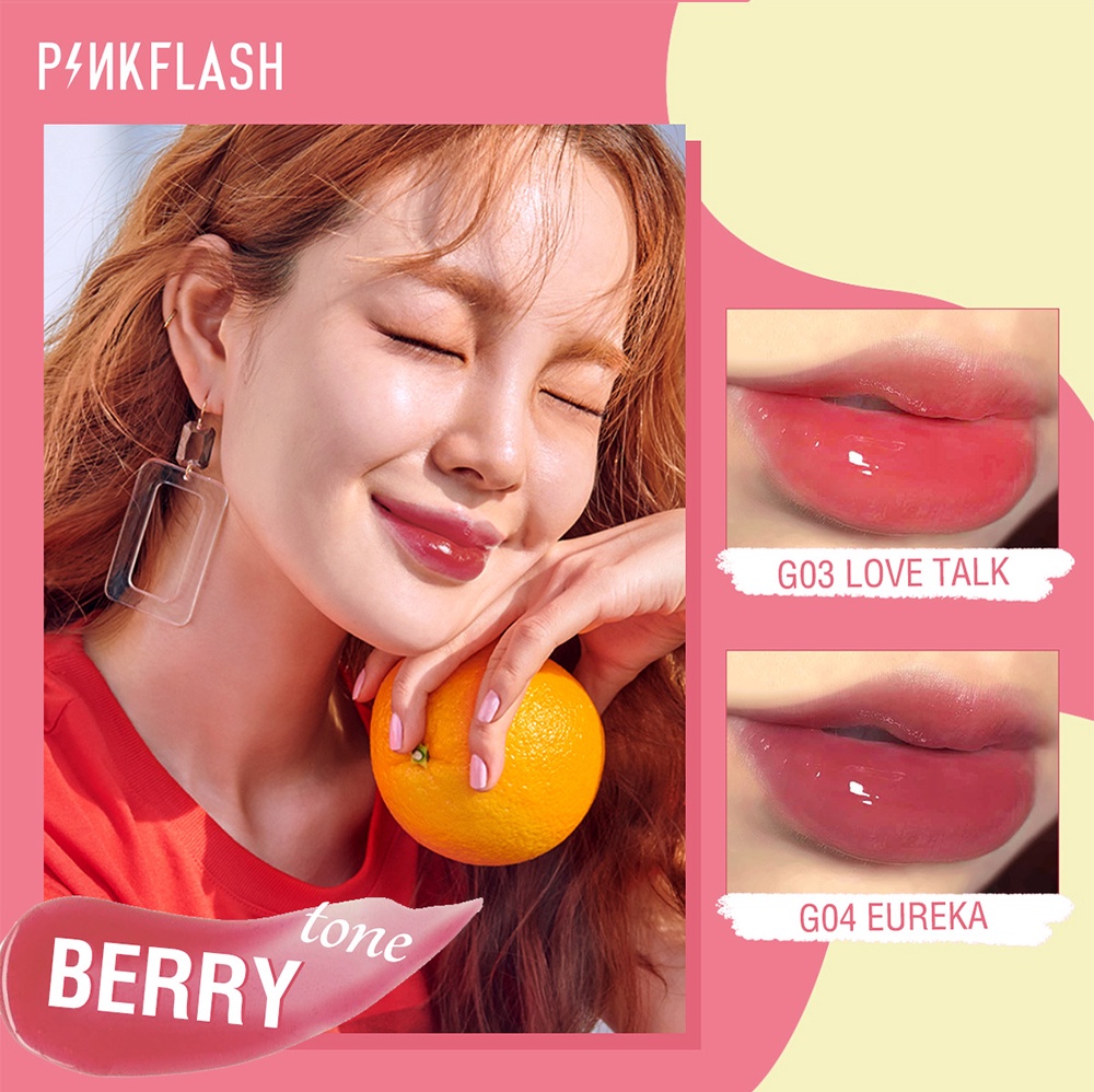 ภาพที่ให้รายละเอียดเกี่ยวกับ Pinkflash Ohmygloss ลิปกลอส สำหรับแต่งหน้า