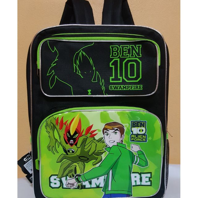 กระเป๋า-ben10-สีเขียวดำ