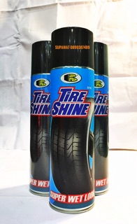 ภาพขนาดย่อของภาพหน้าปกสินค้าBOSNY สเปรย์เคลือบเงา bosny tire shine ราคาต่อ 1กระป๋อง จากร้าน supawat201 บน Shopee