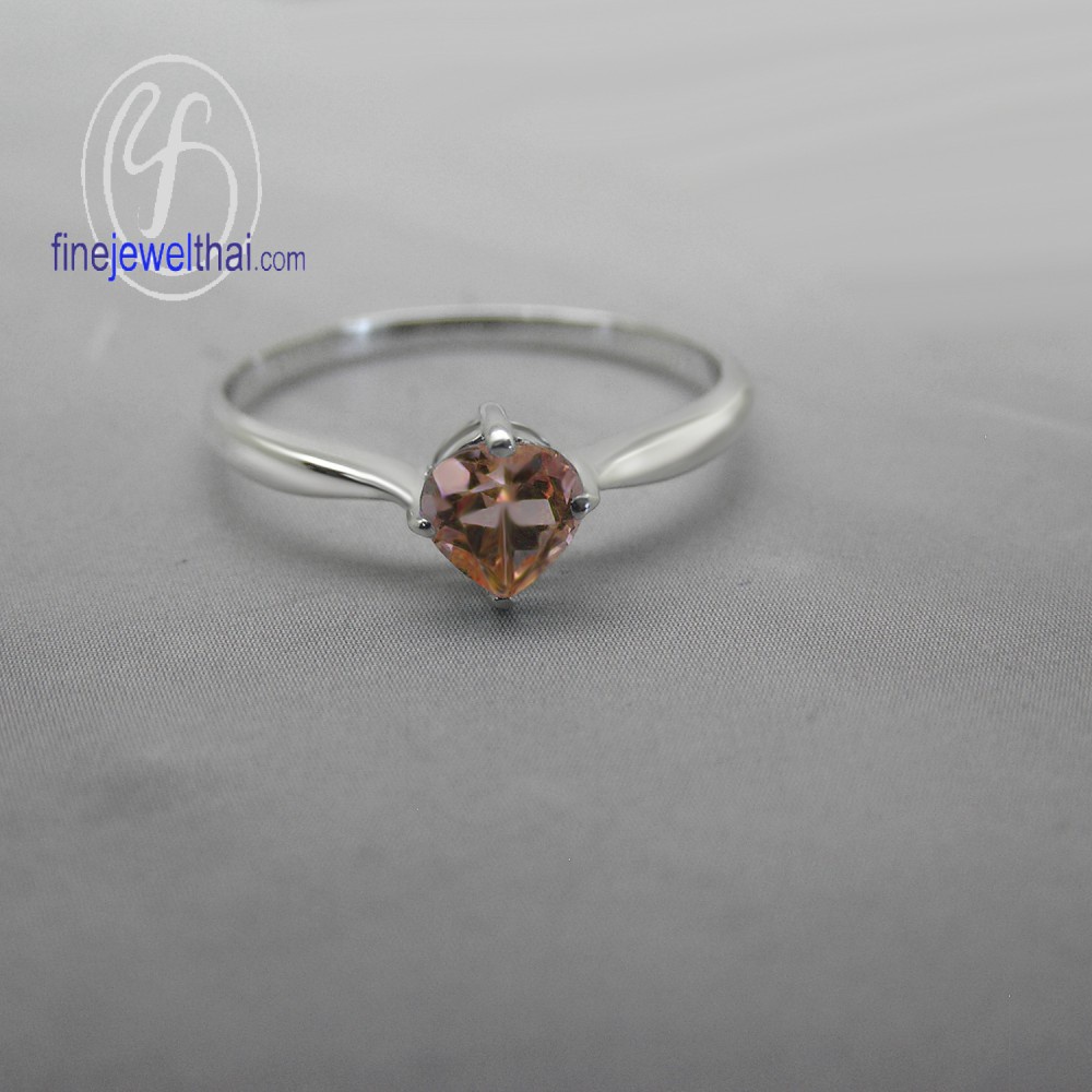 finejewelthai-แหวนซิทริน-ซิทริน-แหวนพลอย-พลอยแท้-พลอยประจำเดือนเกิด-citrine-silver-ring-birthstone-r1107ct-ht