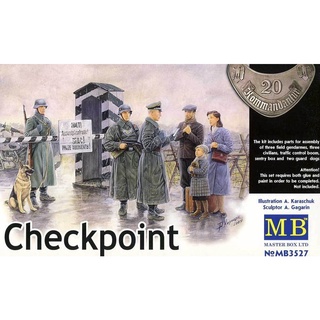 โมเดลประกอบฟิกเกอร์ทหาร Master Box 1/35MB3527 Checkpoint