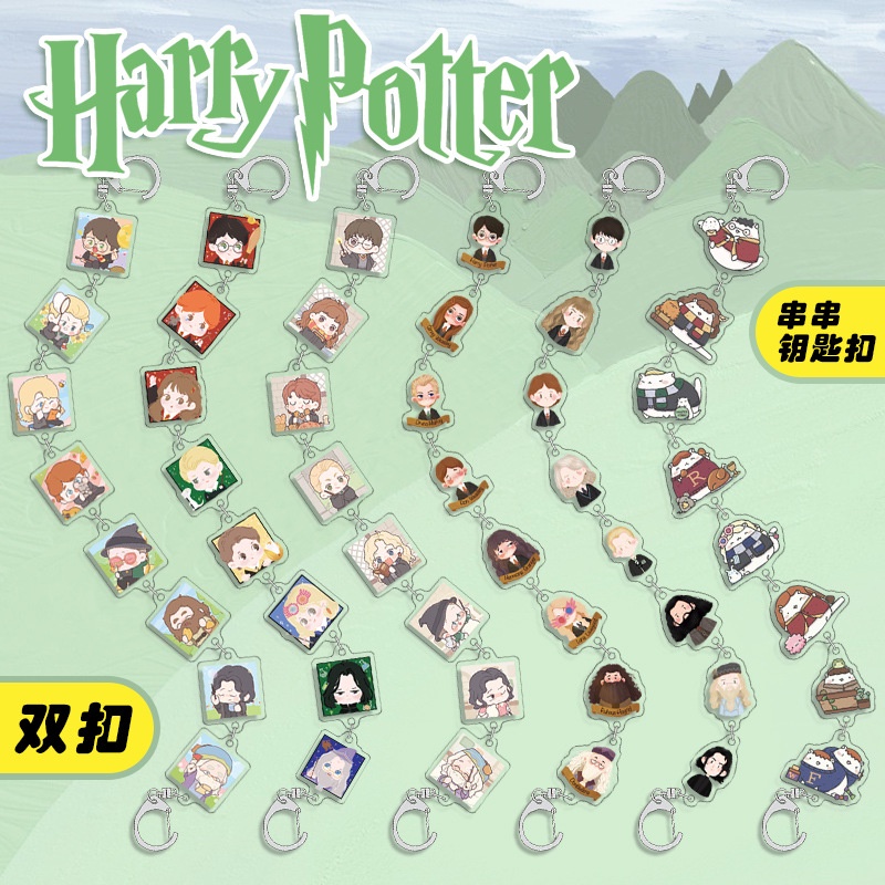 พวงกุญแจอะคริลิค-ลายการ์ตูน-harry-potter-hp-harry-marvel-foss-nephmin-magic-awakening-fan