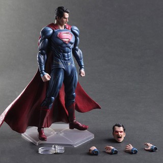 โมเดลฟิกเกอร์ รูป Superman Play Arts PA Kai Dawn of Justice สำหรับสะสม ตกแต่ง