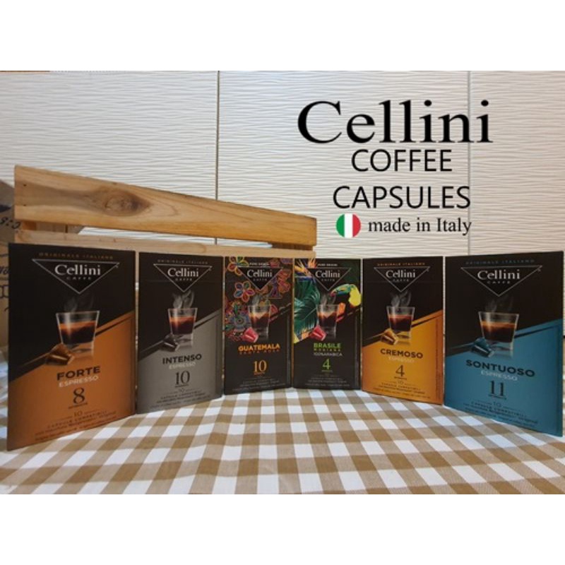 cellini-กาแฟแคปซูลแบ่งขาย-จากประเทศอิตาลี-สำหรับเครื่อง-nepresso-เท่านั้น