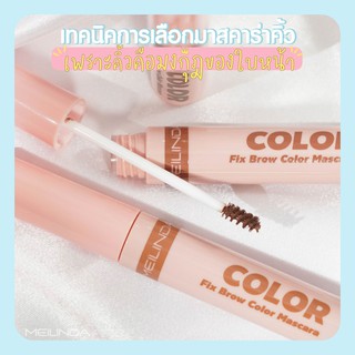 MC3105/MC3106 FIX BROW CLEAR MASCARA มาสคาร่าปัดคิ้วสูตรเนื้อเจลใส และ มาสคาร่าคิ้ว มีให้เลือก 4 สี