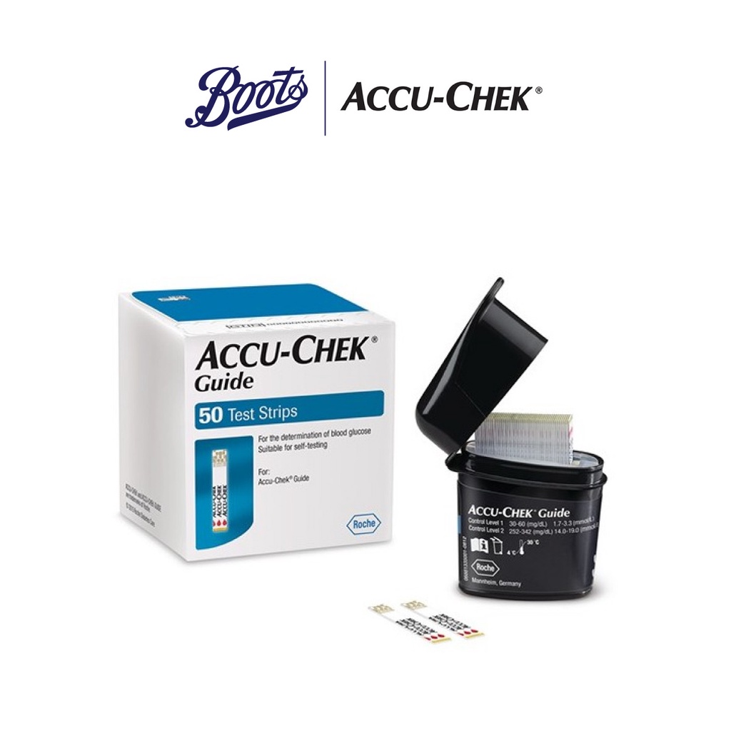 accu-check-แถบตรวจน้ำตาล-แอคคิว-เช็คไกด์-ขนาด-50-ชิ้น