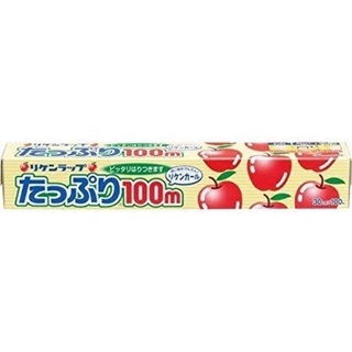 ฟิลม์ห่ออาหารลายแอปเปิ้ล 3x100 นำเข้าจากญี่ปุ่น