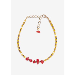Absolute siam - Red Jasper &amp; Yellow Crystal Beaded Bracelet - Revival (The wonder room)