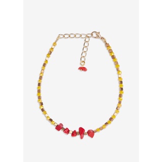 Absolute siam - Red Jasper & Yellow Crystal Beaded Bracelet - Revival (The wonder room)