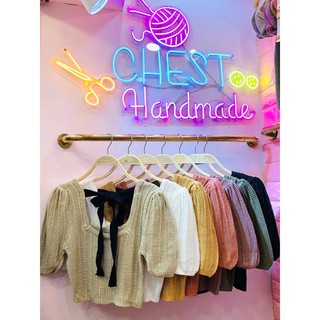 👚 CHEST 🌈รุ่นผูกโบว์แขนตุ๊กตา มีทั้งหมด 7 สี  แจ้งสีที่ต้องการในแชทได้เลยค่ะ อก 32-36 ทักแชทถามสีก่อนสั่งนะคะ