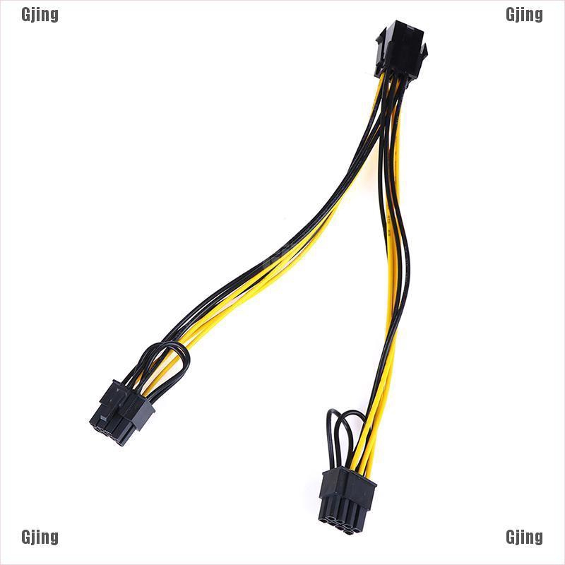 ภาพสินค้ารักสายเคเบิ้ลแยก pci-E 6-pin เป็น 2x 6+2-pin (6-pin/8-pin) pci จากร้าน gongjing3.th บน Shopee ภาพที่ 6