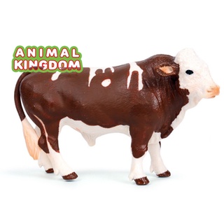 Animal Kingdom - โมเดลสัตว์ พ่อวัวโฮนสไตน์ฟรีเชี่ยน แดง ขนาด 13.50 CM (จากหาดใหญ่)