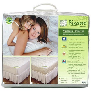 ผ้ารองกันเปื้อน KING SIZE PICASSO รัดมุม ผ้ารองกันเปื้อน จากแบรนด์ PICASSO ตัวช่วยสำหรับป้องกันการซึมเปื้อนของคราบสกปรกต