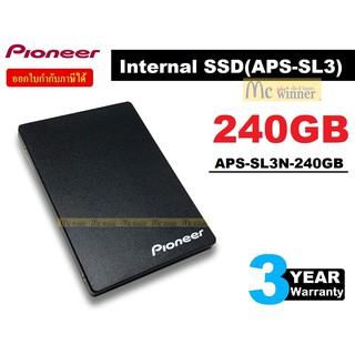 240GB SSD (เอสเอสดี) PIONEER (APS-SL3) TLC NAND 3D (Max)550/500 (APS-SL3N-240GB) - รับประกัน 3 ปี