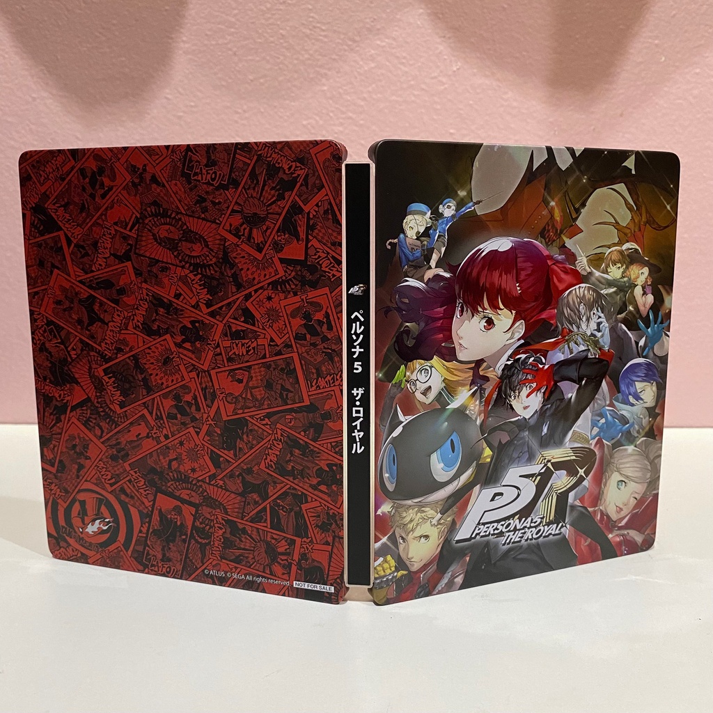 Persona 5 - Version Steelbook Pour PS4 - Jeu En Bon état (boîtier Steelbook Inclus)