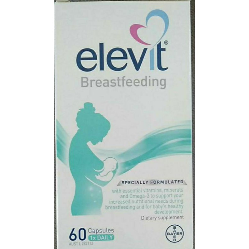 ภาพหน้าปกสินค้าelevit breastfeeding วิตามินเสริมเพื่อแม่ให้นมบุตร 60เม้ด ออสเตรเลีย exp9/2025