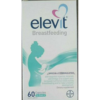 ภาพหน้าปกสินค้าelevit breastfeeding วิตามินเสริมเพื่อแม่ให้นมบุตร 60เม้ด ออสเตรเลีย exp9/2025 ที่เกี่ยวข้อง