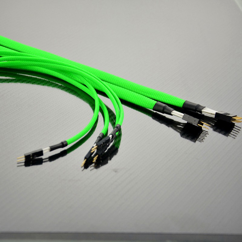 สายถักต่อหน้าเคส-สวิตซ์เปิด-ปิด-รีสตาร์ท-เสียง-usb-ledต่างๆ