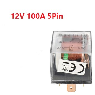 Power Relay Contact(No) รีเลย์กระแสสูง กันน้ํา   รุ่น JD2914 12V 100A 5Pin สําหรับรถยนต์ หรืองาน DIY อื่นๆ